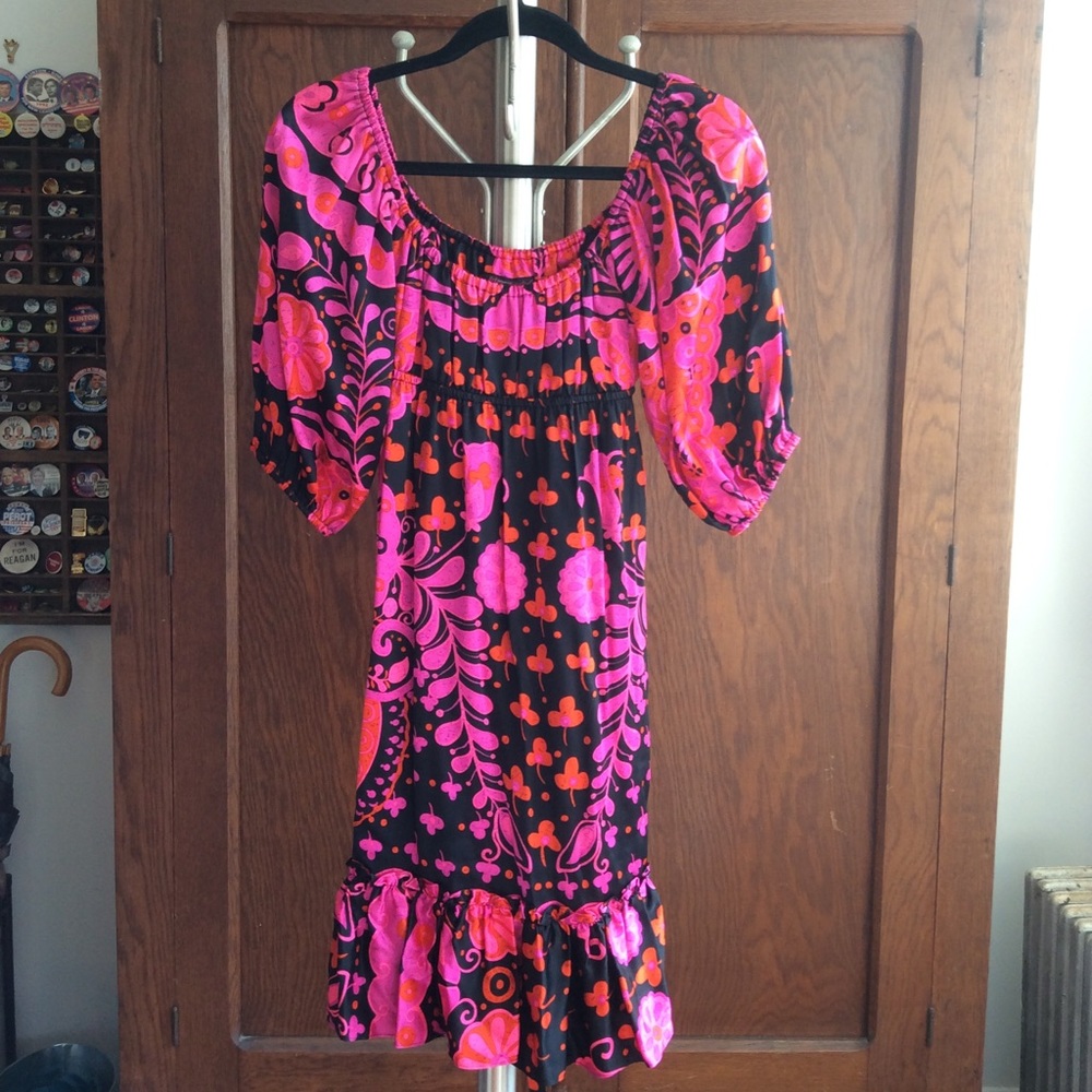 Betsey Johnson Empire Waist Hippie Dress Size 0